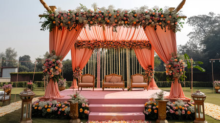 Beautiful decoration wedding ceremonyの素材