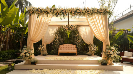 Beautiful decoration wedding ceremonyの素材