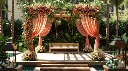 Beautiful decoration wedding ceremonyの素材
