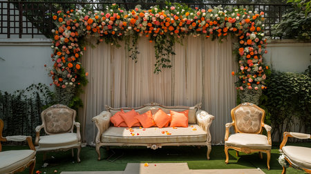 Beautiful decoration wedding ceremonyの素材