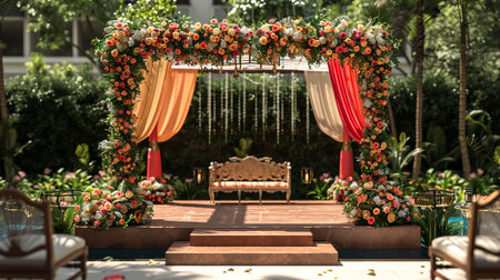 Beautiful decoration wedding ceremonyの素材