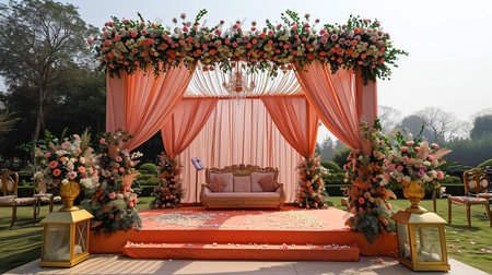 Beautiful decoration wedding ceremonyの素材