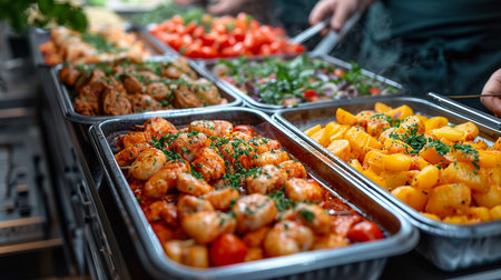 catering food weddingの素材