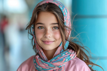 beautiful girl fighting cancerの素材