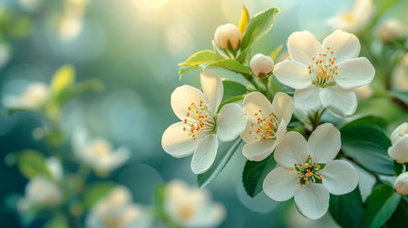 Spring cherry blossoms Sakuraの素材