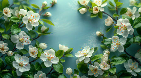 Cherry blossoms in full bloomの素材