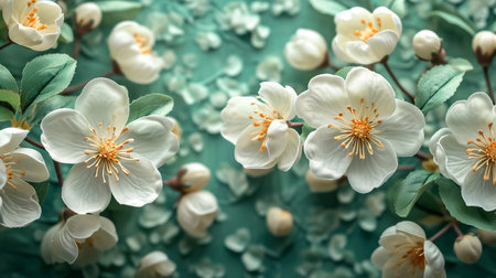 Spring cherry blossoms Sakuraの素材