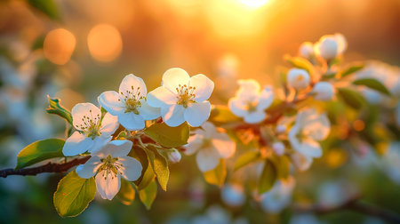 Soft focus Cherry Blossom or Sakura flower on nature background.Sakura is a plant familiar to Japanese culture.の素材