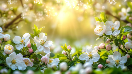 Soft focus Cherry Blossom or Sakura flower on nature background.Sakura is a plant familiar to Japanese culture.の素材
