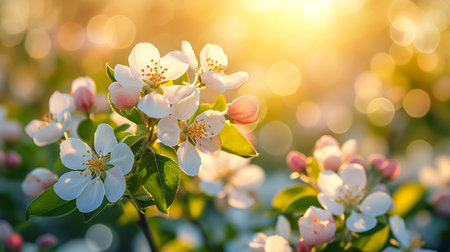 A close up photo of cherry blossom (sakura)の素材