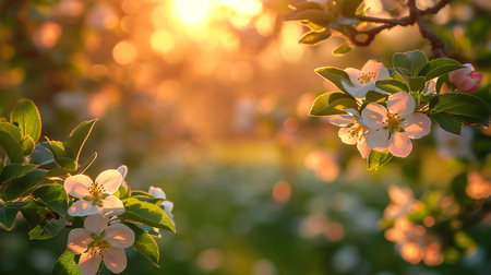 Soft focus Cherry Blossom or Sakura flower on nature background.Sakura is a plant familiar to Japanese culture.の素材