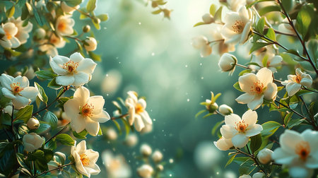 Cherry blossoms in full bloomの素材
