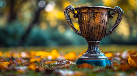 Trophy winner Bokeh backgroundの素材