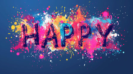 abstract powder splatted background. Multi-color powder explosion on white background. Colored cloud. Colorful dust explode. Paint Holi.の素材