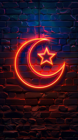 Arab doorway view islamic skyline.の素材