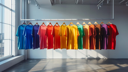 clothes store in shopping mallの素材