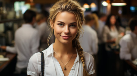 Portrait Of Pretty Chief Cookの素材