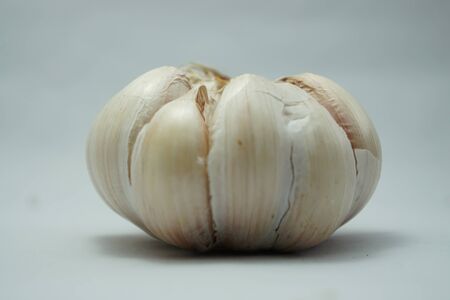 garlic is one of the herbs for adding to cookingの写真素材