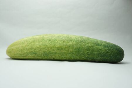 Cucumbers are rich in fiber, potassium, and magnesiumの写真素材