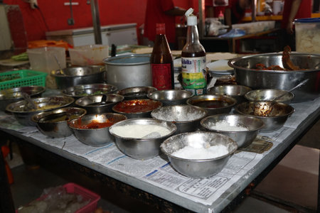 Thai street food.の素材