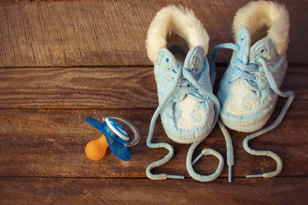 2015 year written by laces of children shoesの写真素材