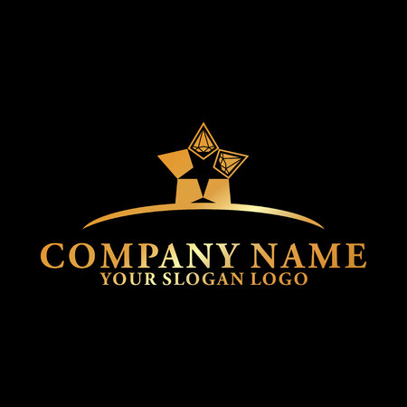 two diamond starのイラスト素材