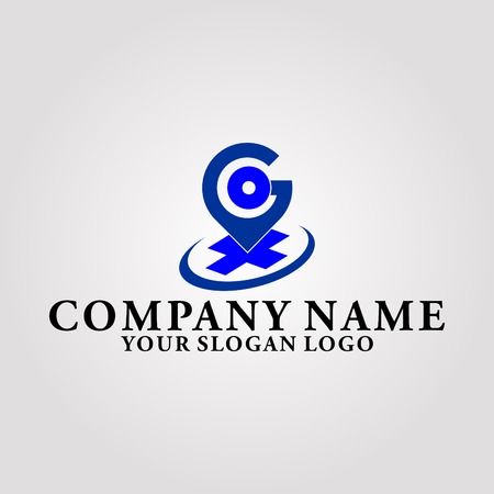 logos that show health places and can be applied in applications or the webのイラスト素材