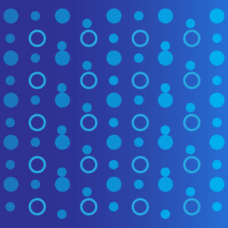 round shape background with blue background for web, wallpaper, coverのイラスト素材