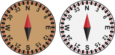 ilustrasi compasのイラスト素材