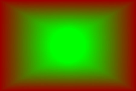 A bright and modern gradient background blending vivid green and red tones. This abstract design creates a warm, energetic, and eye-catching visual effect.の写真素材