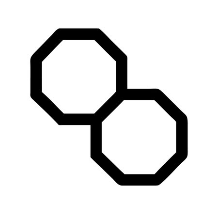 Honeycomb icon vector. Honeycomb sign. Honeycomb symbol.のイラスト素材