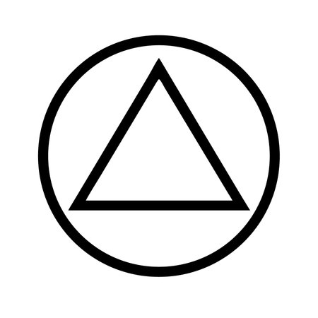 Vector Triangle Icon Sign Icon Vector Illustration For Personal And Commercial Use... Clean Look...