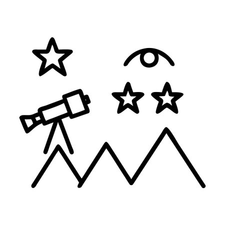 Piggy bank line icon, concept illustration, outline symbol, vector sign, linear symbol.のイラスト素材