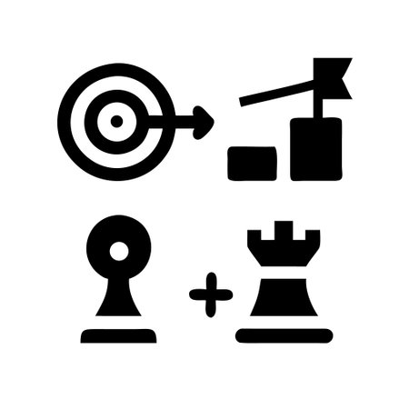 Strategy icon vector. Business strategy illustration sign. strategy symbol.のイラスト素材