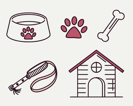 Pet shop design over beige background, vector illustration eps10のイラスト素材