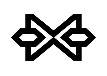 Letter M logo. Icon design. Template elements - vector sign symbolのイラスト素材