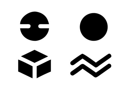 3d cube icon vector. cube symbol. 3d cube sign.のイラスト素材