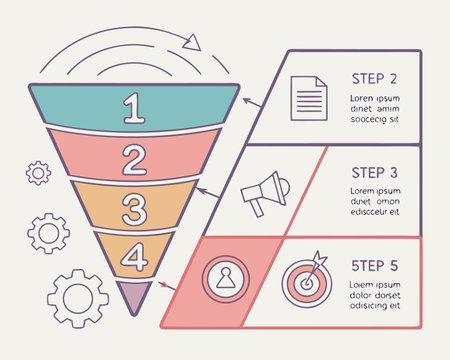 Infographic design over beige background, vector illustration eps10のイラスト素材