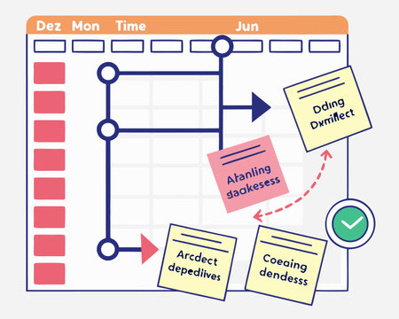 Flat design vector illustration concept for web and mobile app development.のイラスト素材