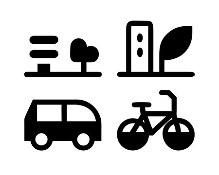 bicycle icons set on white background for graphic and web design. Simple vector sign. Internet concept symbol for website button or mobile appのイラスト素材