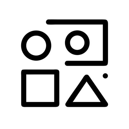 Hierarchy icon vector. A thin line sign. Isolated contour symbol illustrationのイラスト素材