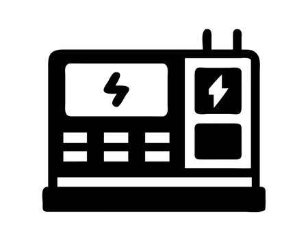 Cash register icon, vector illustration. Flat design style eps 10のイラスト素材