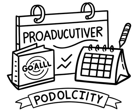 Organic Productivity Outline Icon Set Isolated on White Backgroundのイラスト素材