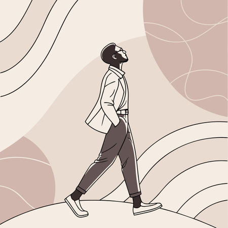 A premium abstract background featuring smooth, minimal gradients in soft, modern colors, perfect for design projects.のイラスト素材