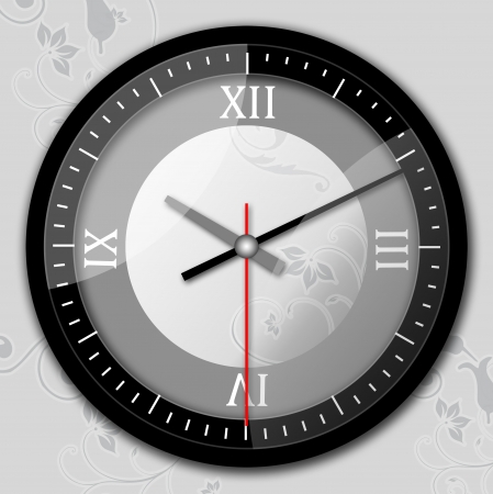 Time a clock - Digital graphic compilation  Computer drawing elements の写真素材