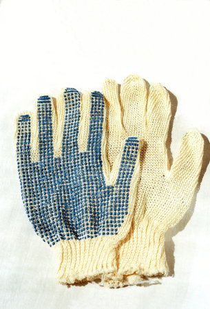 Fabric gloves for manual works