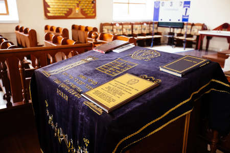 Inside of Choral Synagogue in Rostov on Don, Russia, Feb 16, 2021.のeditorial素材