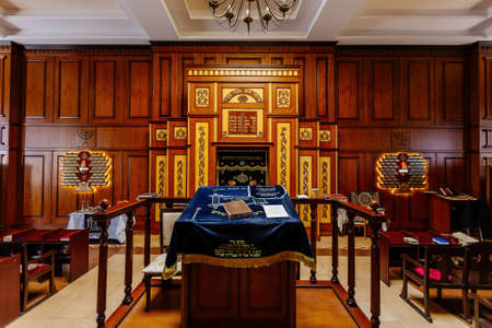 Inside of Synagogue Kele-Numaz in Derbent, May 3, 2021のeditorial素材