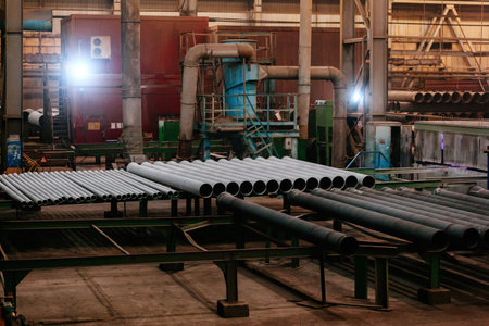 Cast iron pipes manufacturing process