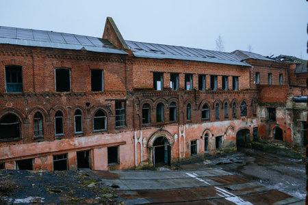 Old abandoned factory.の写真素材